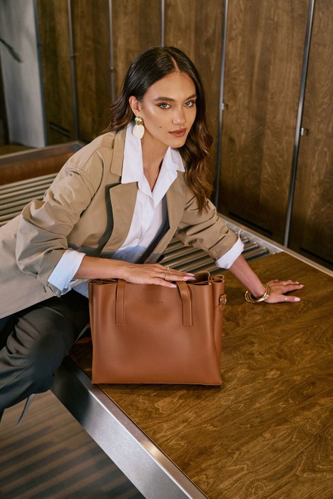 Lucky Bees Bolso Tote 1257 - Tan